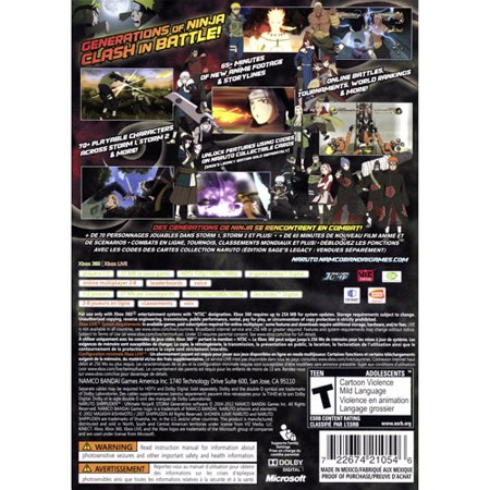 0722674210546 - GAME NARUTO SHIPPUDEN - ULTIMATE STORM GENERATIONS - PS3