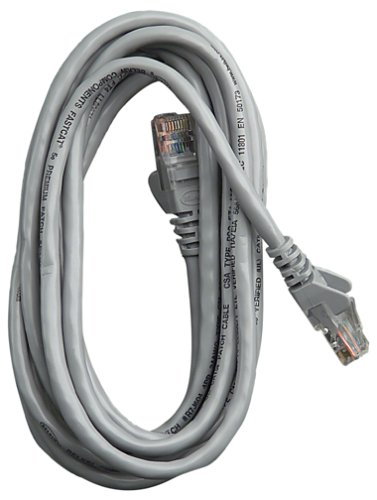 0722868174227 - 7FT. RJ45 FASTCAT 5E PATCH CABLE SNAGLESS MOLDED - GREY