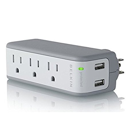 0722868649992 - BELKIN MINI SURGE PROTECTOR WITH USB CHARGER