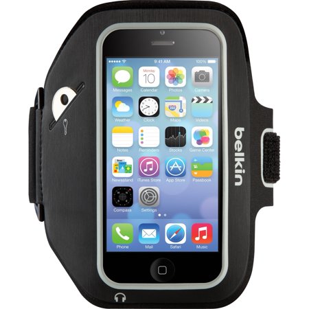 0722868972007 - BELKIN SPORT-FIT PLUS ARMBAND FOR IPHONE 5 / 5S / 5C (BLACKTOP / OVERCAST)