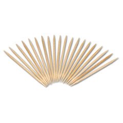 0072288110771 - ROYAL R820 ROUND WOODEN TOOTHPICKS 800-PACK (CASE OF 24)