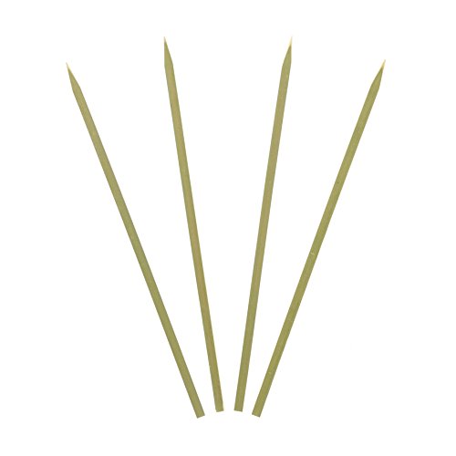 0072288135095 - ROYAL BAMBOO 10 FLAT SKEWERS FOR GRILLING, SATAY, AND SKEWERED VEGETABLES. PACKED IN BAGS OF 500...