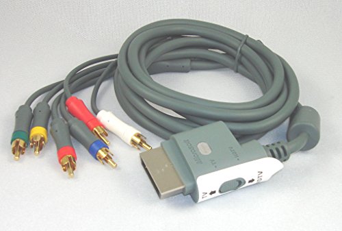 0723061221756 - VIDEO GAME ACCESSORIES NEW OEM OFFICIAL MICROSOFT XBOX 360 COMPONENT HD HIGH DEFINITION AV CABLE