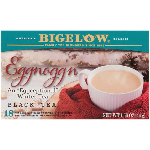 0072310002913 - BIGELOW EGGNOGGN TEA 18 CT TEA BAGS