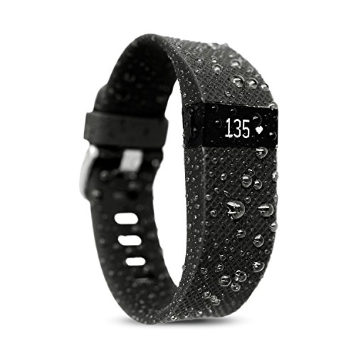 0723120297876 - WATERFI WATERPROOFED FITBIT CHARGE HR WIRELESS ACTIVITY TRACKER WITH HEART RATE MONITOR (LARGE)