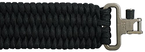 0723175692312 - BACKBONE(TM) PARACORD RIFLE SLING - GUN SLING / RIFLE SLING - HANDMADE IN THE USA WITH AUTHENTIC TOUGH-GRID MIL-SPEC 750LB TYPE IV PARACORD AND MIL-SPEC SWIVELS - (BACKBONE90BLBOA)