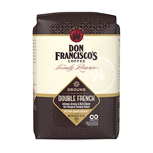 0072323049554 - DON FRANCISCOS DOUBLE FRENCH ROAST GROUND COFFEE (18 OZ BAG)