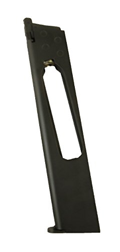 0723364793165 - ELITE FORCE 1911 BLOWBACK CO2 AIRSOFT PISTOL EXTENDED MAGAZINE - BLACK - 27 ROUNDS - NEW