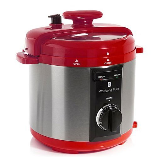 0723436223804 - WOLFGANG PUCK AUTOMATIC 8-QUART RAPID PRESSURE COOKER RED