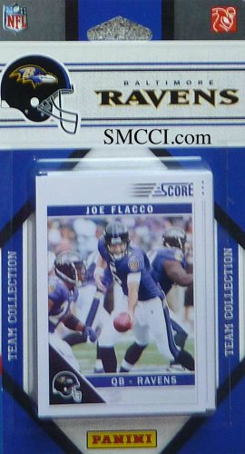 0723450717877 - 2011 SCORE BALTIMORE RAVENS FACTORY SEALED 13 CARD TEAM SET. PLAYERS INCLUDE ANQUAN BOLDIN, DERRICK MASON, ED REED, HALOTI NGATA, JOE FLACCO, MICHAEL OHER, RAY LEWIS, RAY RICE, TERRELL SUGGS, TODD HEAP, JIMMY SMITH, TANDON MOSS AND TORREY SMITH.