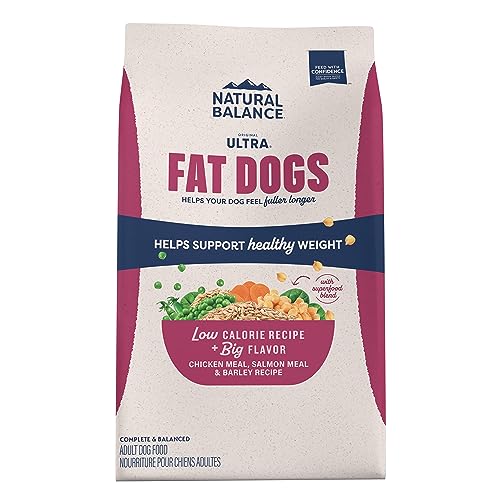 0723633014373 - NATURAL BALANCE ORIGINAL ULTRA FAT DOGS CHICKEN MEAL, SALMON MEAL & BARLEY RECIPE LOW CALORIE DRY DOG FOOD, 24 POUNDS