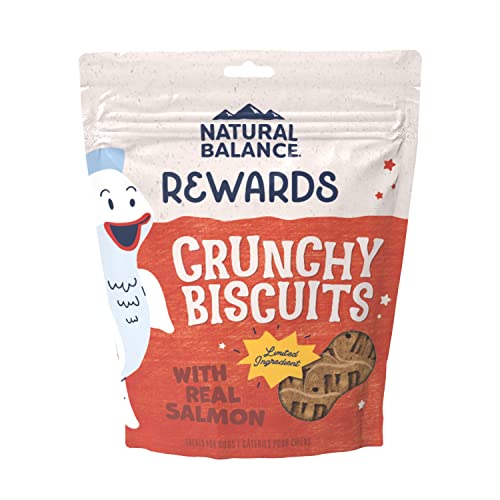 0723633014663 - NATURAL BALANCE REWARDS CRUNCHY BISCUITS, DOG TREATS WITH REAL SALMON, 28 OUNCE POUCH