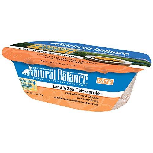 0723633533027 - NATURAL BALANCE DELECTABLE DELIGHTS LAND 'N SEA CATS-SEROLE CAT PATE FORMULA WIT