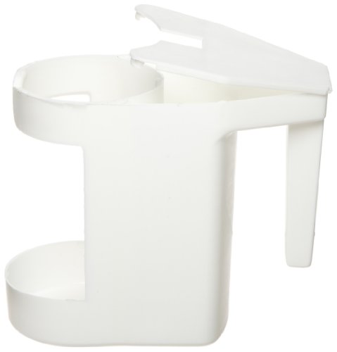 0072369188019 - ZEPHYR 18801 WHITE PLASTIC BOWL MOP CADDY (PACK OF 12)