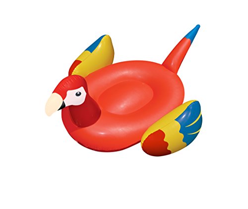 0723815906298 - GIANT PARROT 93-IN INFLATABLE RIDE-ON POOL TOY