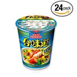 0723905135775 - NISSIN SEAFOOD INSTANT AUTHENTIC HK JAPANESE RAMEN CUP OF NOODLES SOUP (24 PACKS)