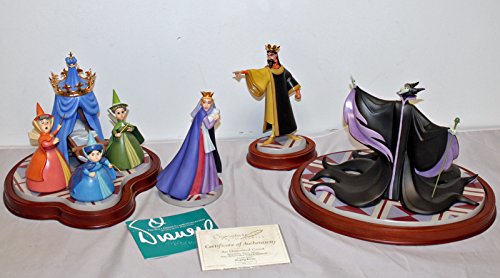 0724131307912 - WDCC SLEEPING BEAUTY COLLECTIBLE FIGURINE SET - AN UNINVITED GUEST, LE