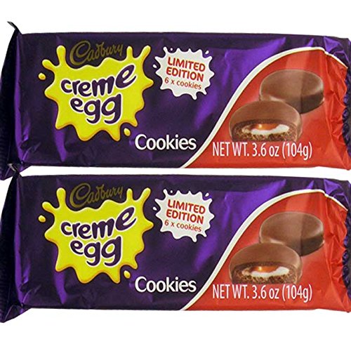 0072417159572 - CADBURY CREME EGG COOKIES LIMITED EDITION (6 COOKIES) SINGLE PACK