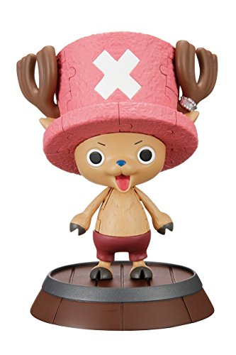 0724393371775 - JAPAN OFFICIAL ONE PIECE - TONY TONY CHOPPER ORIGINAL 3D BROWN STANDING PUZZLE (37 PIECES) COMPLETE FIGURE GIFT SET REINDEER JIGSAW PUZZLEBALL KIDS TOY HOUSE HOME ROOM DECOR DECORATION