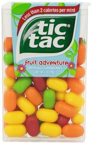 7245192534466 - TIC TAC FRUIT ADVENTURE SINGLES, 1 OUNCE (PACK OF 24)