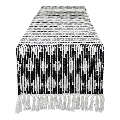 0072456134967 - DII SOUTHWEST COLBY COLLECTION TABLETOP, TABLE RUNNER, 15X108, BLACK/GRAY