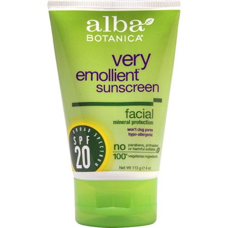 0724742003876 - BOTANICA VERY EMOLLIENT NATURAL SUNSCREEN MINERAL PROTECTION FACIAL SPF 20