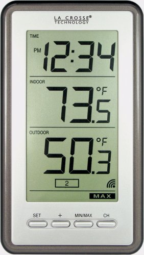 0724744425898 - LA CROSSE TECHNOLOGY WS-9160U-IT DIGITAL THERMOMETER WITH INDOOR/OUTDOOR TEMPERATURE