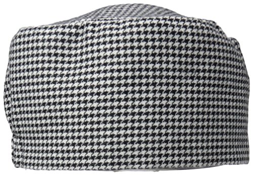 0724841074395 - DICKIES CHEF MEN'S UNISEX BEANIE,ELASTIC, HOUNDSTOOTH, ONE SIZE