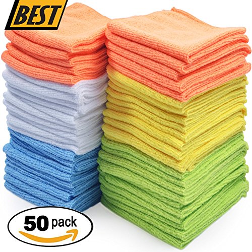 0725407230712 - BEST MICROFIBER CLEANING CLOTH, PACK OF 50