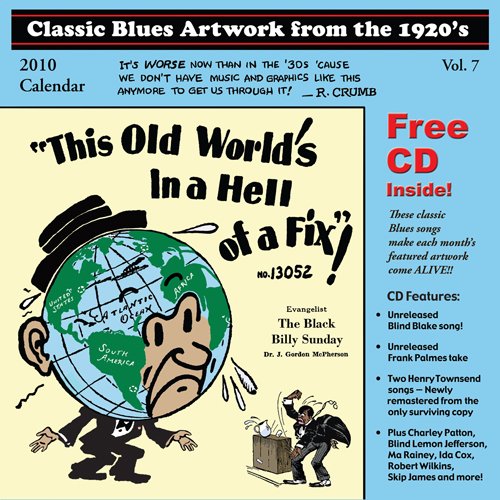 0725543021021 - CLASSIC BLUES ARTWORK FROM THE 1920'S: 2010 CALENDAR (+CD)