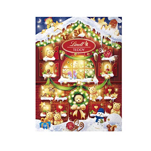 0725627036446 - LINDT 2020 HOLIDAY TEDDY BEAR ADVENT CALENDAR, GREAT FOR HOLIDAY GIFTING, 6.1 OZ