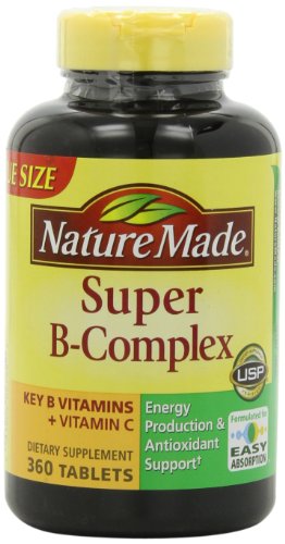 0725873858588 - NATURE MADE SUPER B COMPLEX TABLETS, VALUE SIZE, 360 COUNT