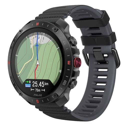 0725882065120 - POLAR GRIT X2 PRO PREMIUM GPS SMART SPORTS WATCH – ULTIMATE OUTDOOR ADVENTURE WATCH WITH RUGGED DESIGN, ADVANCED NAVIGATION, SPORTS TRACKING, AND HEART RATE TECHNOLOGY FOR PEAK PERFORMANCE.