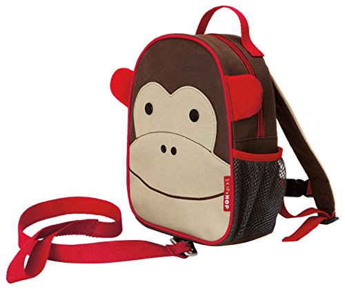 0726088178058 - SKIP HOP ZOO LITTLE KID AND TODDLER SAFETY HARNESS BACKPACK, AGES 2+, MULTI MARSHALL MONKEY