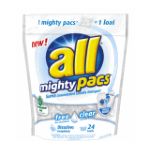 0072613458448 - MIGHTY PACS FREE & CLEAR CONCENTRATED LAUNDRY DETERGENT 24 LOADS