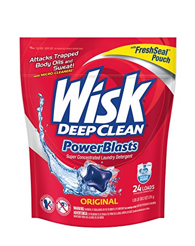 0072613459629 - WISK DEEP CLEAN POWERBLASTS LAUNDRY DETERGENT, 24 COUNT