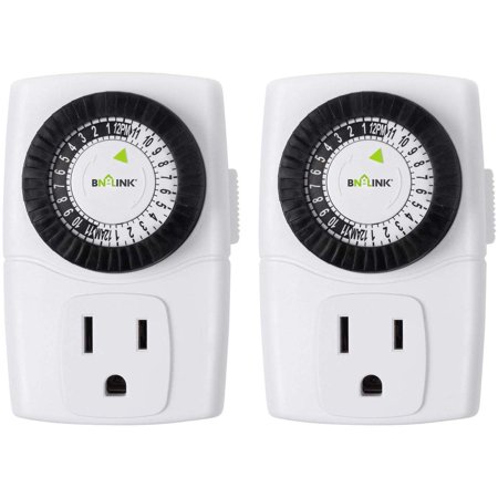 0726179400266 - CENTURY INDOOR 24-HOUR MECHANICAL OUTLET TIMER, 3 PRONG, 2-PACK