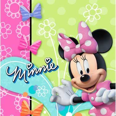 0726528293792 - MINNIE MOUSE 'BOW-TIQUE' LUNCH NAPKINS (16CT)