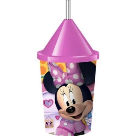 0726528311755 - DISNEY VERY IMPORTANT PRINCESS DREAM PARTY LIDS AND STRAWS FOR SOUVENIR CUPS 4 PACK