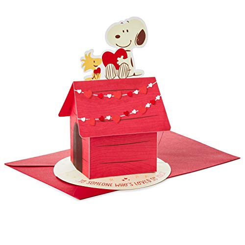 0726528420693 - HALLMARK PAPER WONDER PEANUTS POP UP VALENTINES DAY CARD (SNOOPY AND WOODSTOCK)