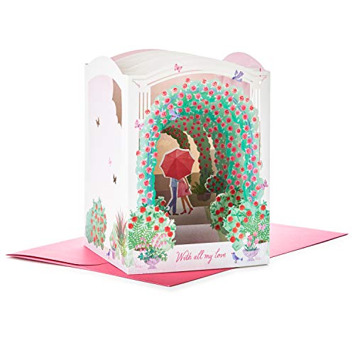 0726528420709 - HALLMARK PAPER WONDER DISPLAYABLE POP UP VALENTINES DAY CARD FOR SIGNIFICANT OTHER (WITH ALL MY LOVE)
