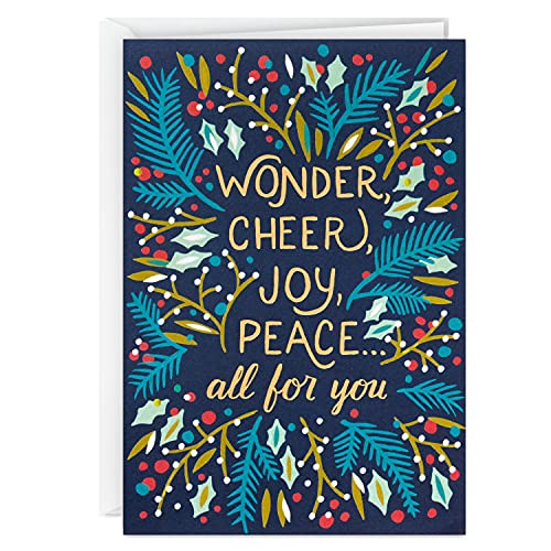 0726528433488 - HALLMARK UNICEF BOXED CHRISTMAS CARDS ASSORTMENT, WONDER AND PEACE (12 CARDS AND 13 ENVELOPES)