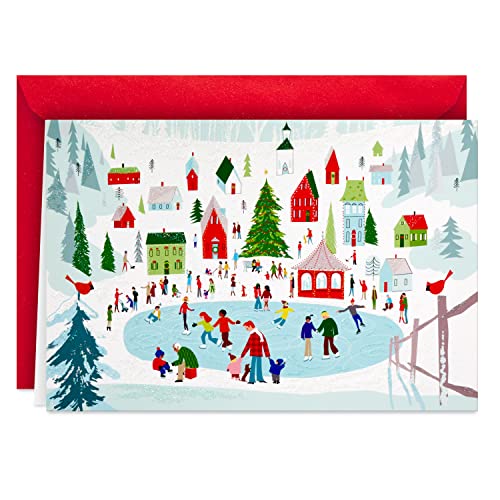 0726528494946 - HALLMARK BOXED HOLIDAY CARDS, SNOWY CITY (40 CARDS WITH ENVELOPES)