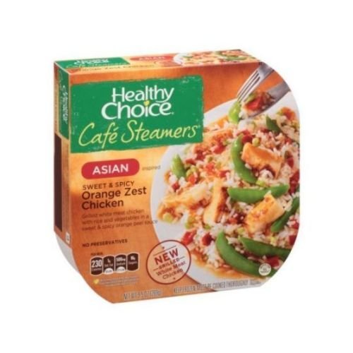 0072655001091 - HEALTHY CHOICE CAFE STEAMERS ASIAN INSPIRED SWEET AND SPICY ORANGE ZEST CHICKEN, 9.5 OUNCE -- 8 PER CASE.