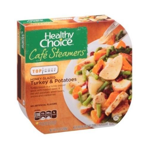 0072655001114 - HEALTHY CHOICE CAFE STEAMERS TOP CHEF HONEY GLAZED TURKEY AND POTATOES, 9.5 OUNCE -- 8 PER CASE.