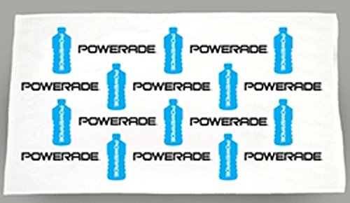 0726682782828 - POWERADE LARGE TOWEL, BLUE AND WHITE, 22 X 42 INCHES, BRAND NEW