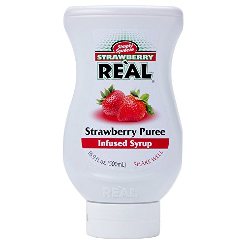 0726682784938 - SIMPLY SQUEEZE, REAL, STRAWBERRY PUREE DRINK MIX SYRUP, 1 BOTTLE