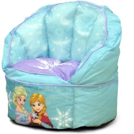 0726714617289 - SWEET AND ADORABLE SUPER COMFY EASY CARE DURABLE DISNEY FROZEN SOFA BEAN BAG CHAIR WITH PIPING