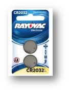 0726898590255 - RAYOVAC LITHIUM ION CR2032 3-VOLT COIN CELL BATTERY