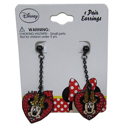 7269220042105 - DISNEY MINNIE MOUSE BABY GIRLS DRESS UP ACCESSORY - EARRING SET - RED BLACK